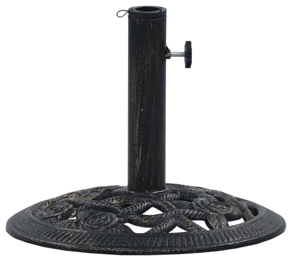 Vidaxl Umbrella Base Bronze 9 Kg 15.7" Cast Iron