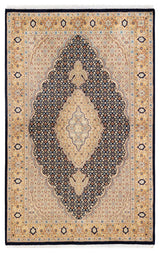 Mogul, One-of-a-Kind Hand-Knotted Area Rug Blue, 4' 7" x 7' 3"