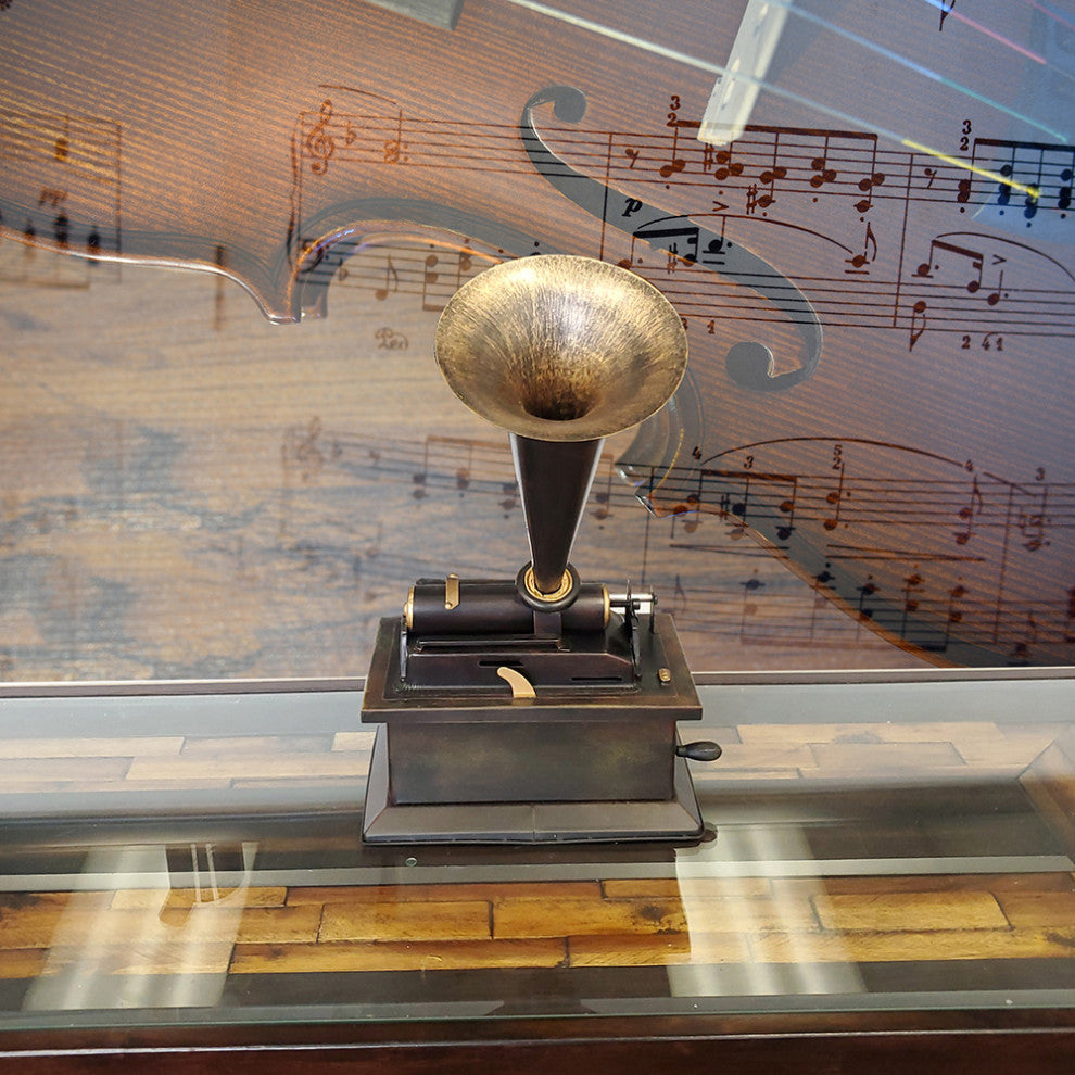 1901 Edison Standard Model A New Style Phonograph Display-Only metal Decor