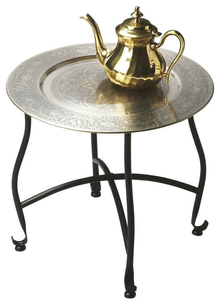 Butler Moroccan Metal Tray Table