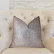 Radiance Blue Luxury Throw Pillow, 26"x26"