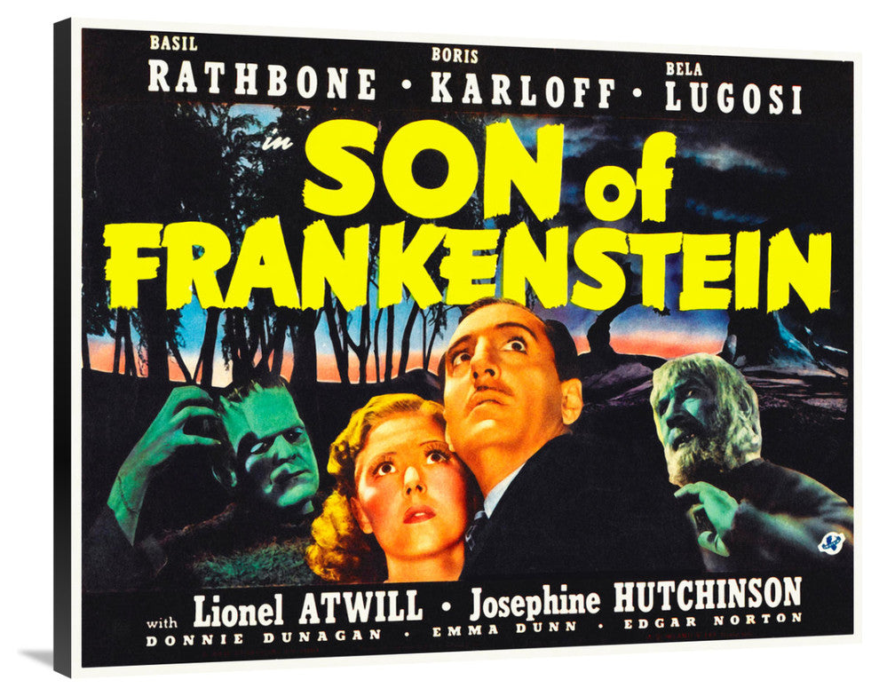 "Son of Frankenstein" Stretched Canvas Giclee by Hollywood Photo Archive, 40x32"