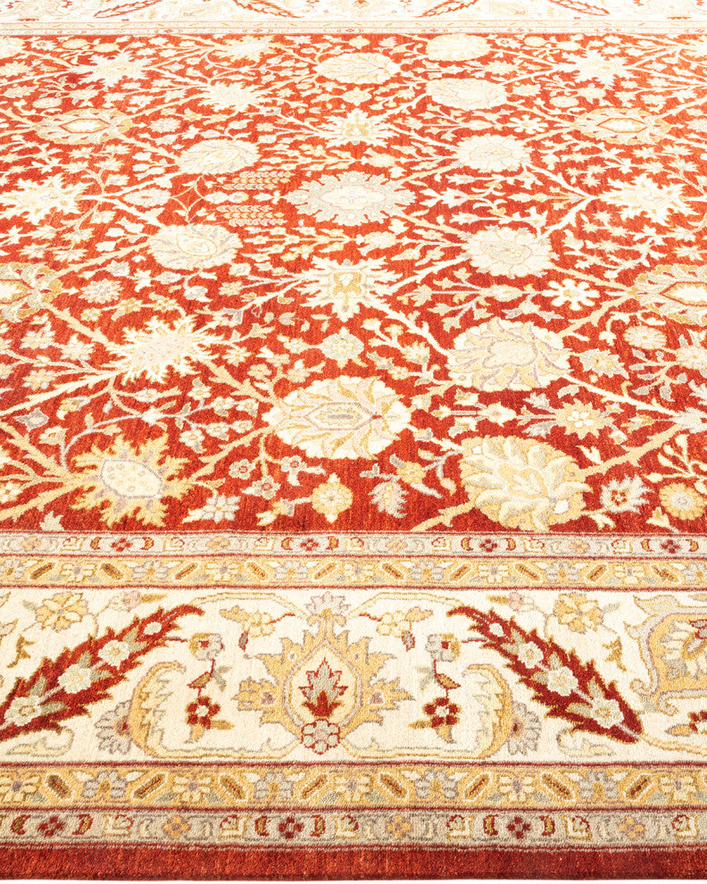 Mogul, One-of-a-Kind Hand-Knotted Area Rug Red, 8'2"x10'3"