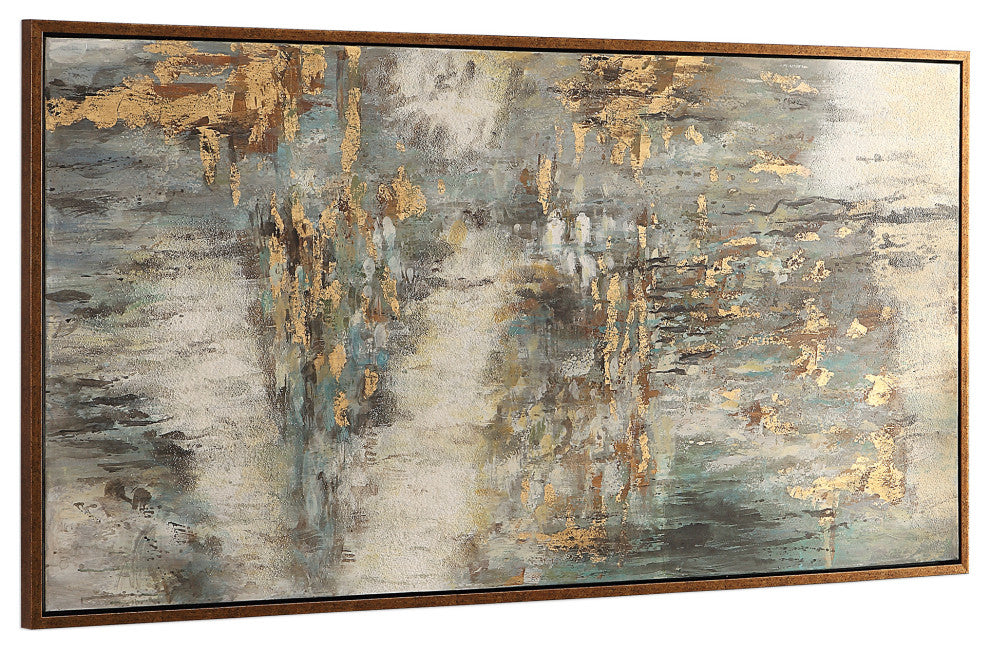 Uttermost Behind The Falls Abstract Art