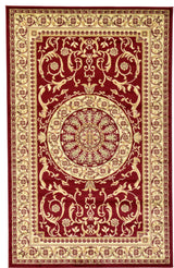 Unique Loom Red Napoleon Versailles 5' 0 x 8' 0 Area Rug