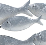 Metallic School of Fish Wall Decor Art