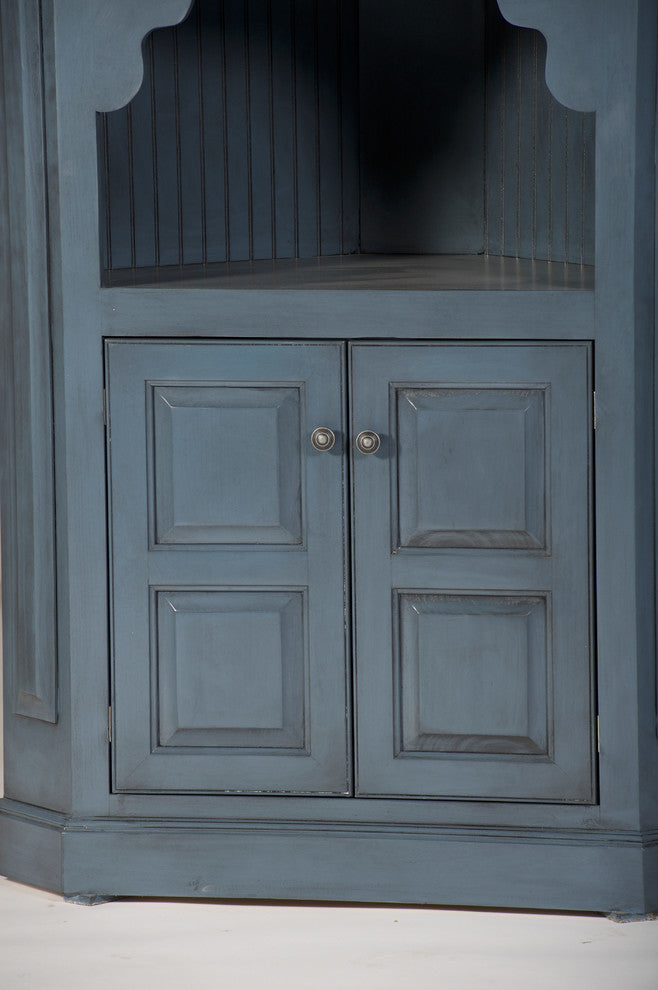 Eagle Furniture 43" West Winds Corner Buffet Accent Console, Burnt Cinnamon