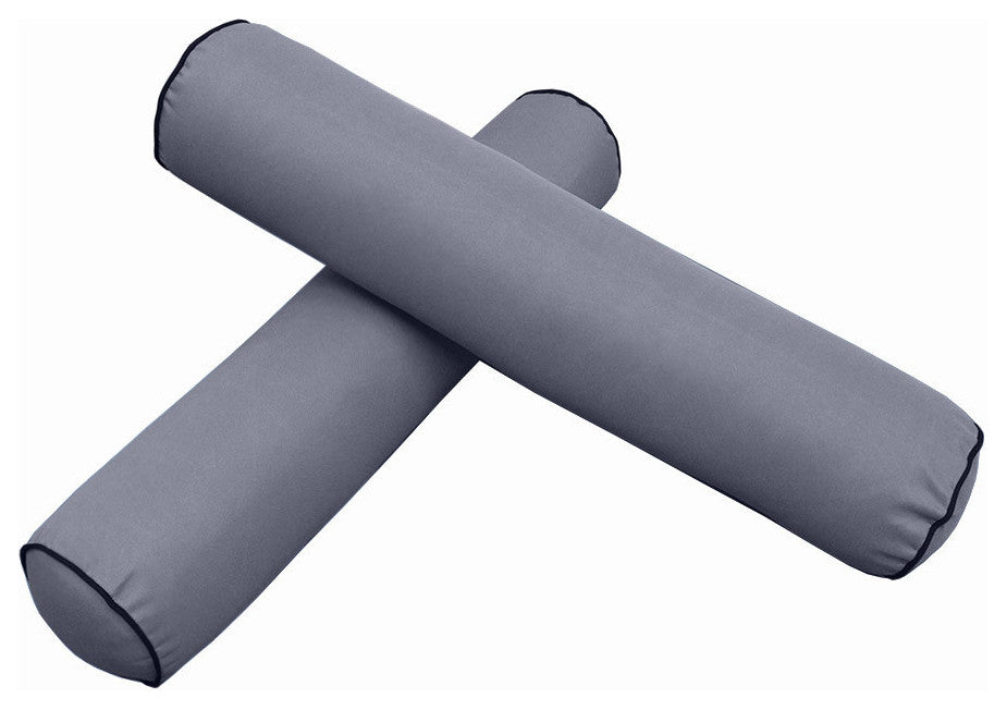 Style5 Full Contrast Pipe Outdoor Mattress Bolster Slip Cover COMPLETE SET AD001