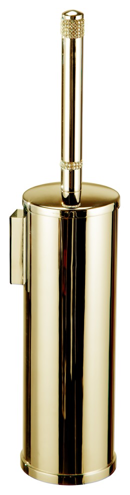 Cecilia Luxury Gold Swarovski Crystals Wall Toilet Brush Holder