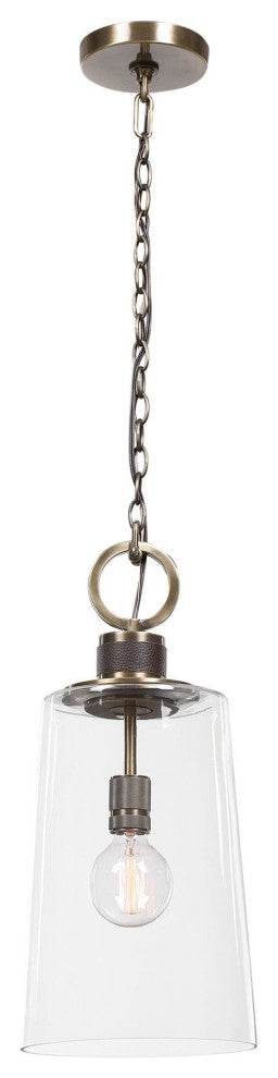 Uttermost 21522 Rosston 10"W Refined Industrial Farmhouse 1 Light - Antique