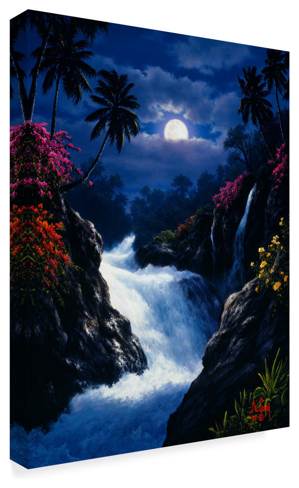 "Night Scene 1" by Anthony Casay, Canvas Art, 19"x14"