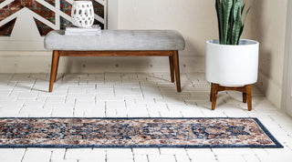 Unique Loom Light Blue Antheia Utopia 2' 0 x 6' 0 Runner Rug