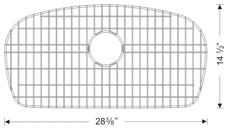Wells Sinkware DG2915 Sink Grid
