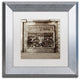 Alan Blaustein ''Borgos II'' Art, Silver Frame, White Mat, 11x11