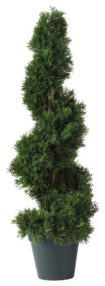 2' Cedar Spiral Silk Tree, In Door and Out Door