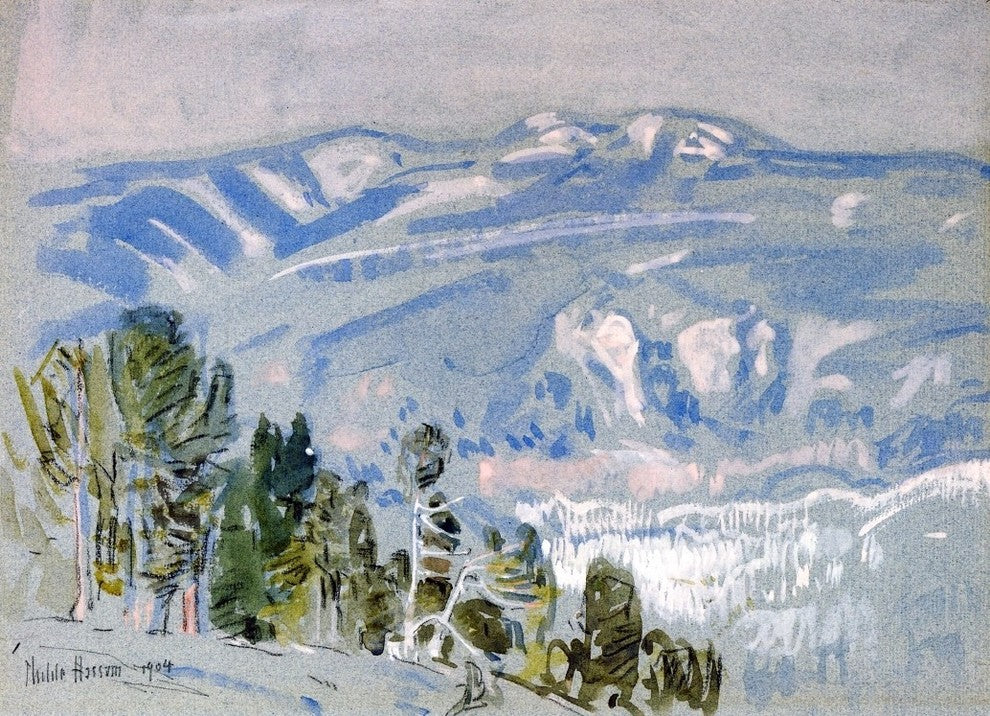 Frederick Childe Hassam Looking Towards Mount Adams Wall Decal