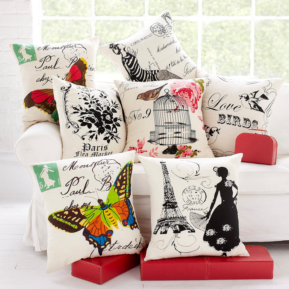 Evergreen Butterfly Pillow