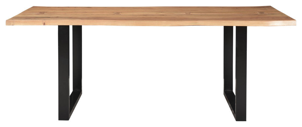Athea Butterfly Natural live Edge Dining Table 84"