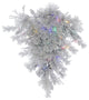 Vickerman Flocked Alberta Teardrop Christmas With Cone 50 LED Multi-Colored, 36"