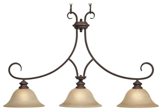 Lancaster Island Light, Pewter, Rubbed Bronze, Antique Marbled