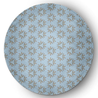 5' Round Chickens-go-round Easter Chenille Indoor/Outdoor Rug