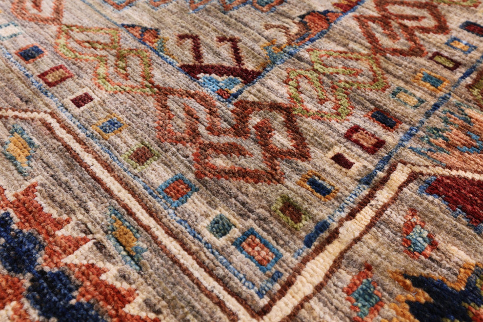 5' 7" X 7' 11" Fine Turkmen Handmade Wool Rug - Q12521