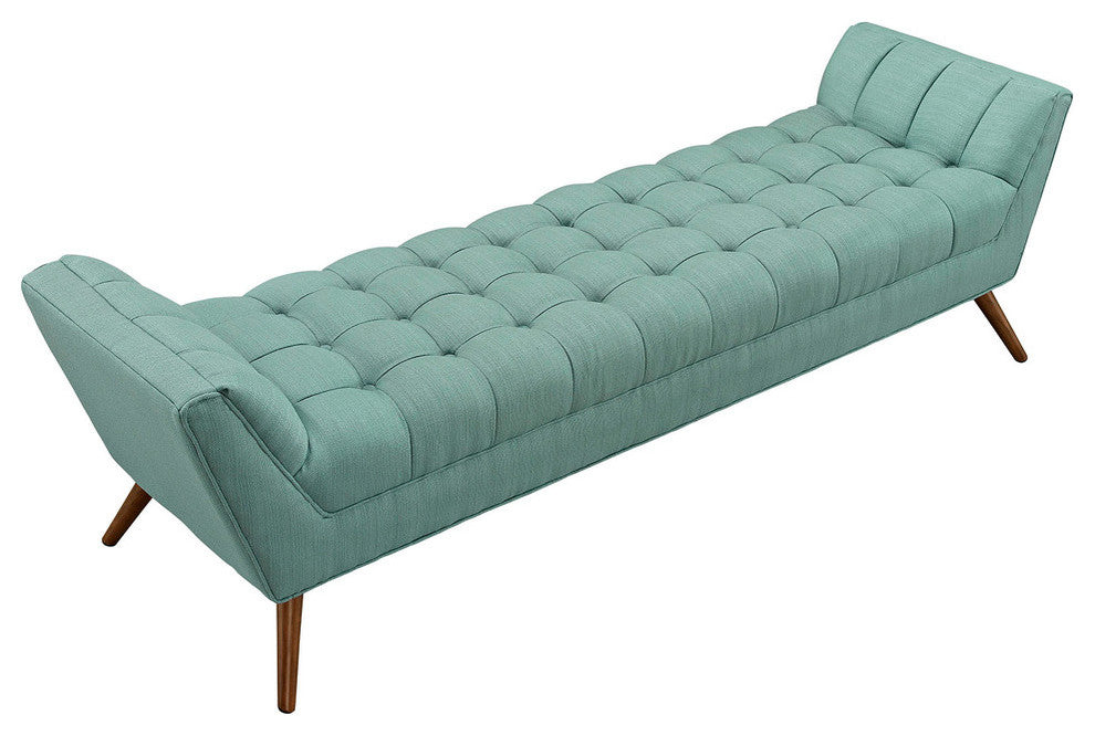 Response Upholstered Fabric Bench, Laguna