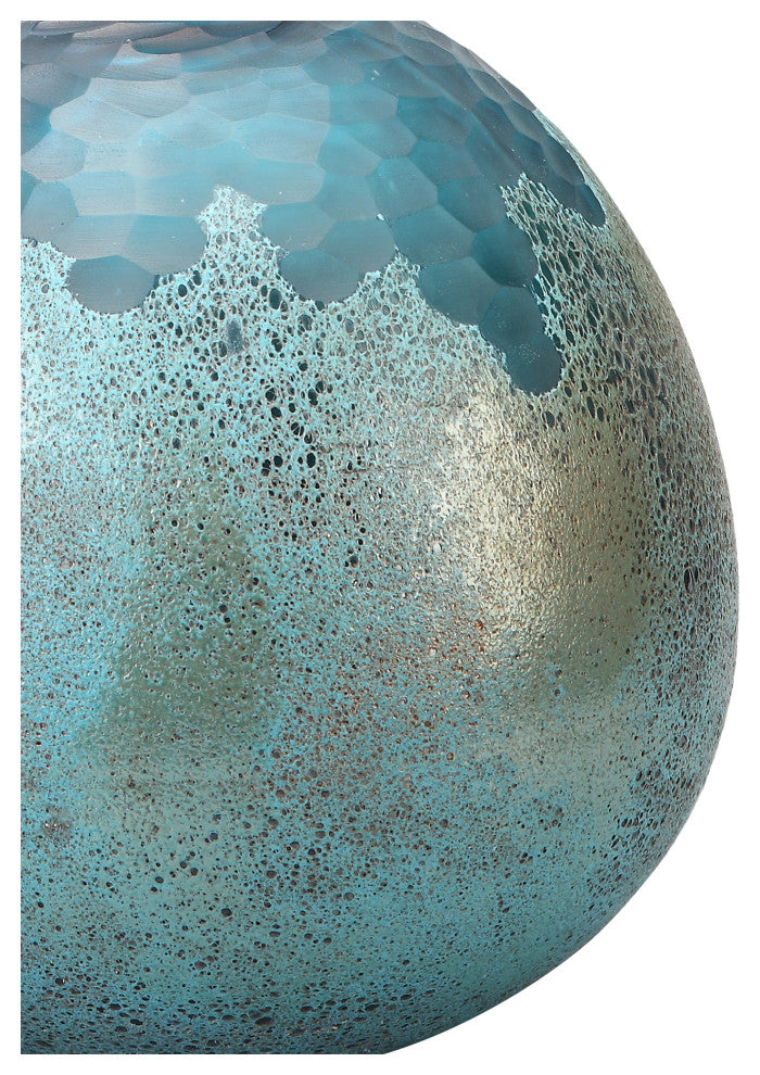 Contemporary Nix Vase Blue - Blue