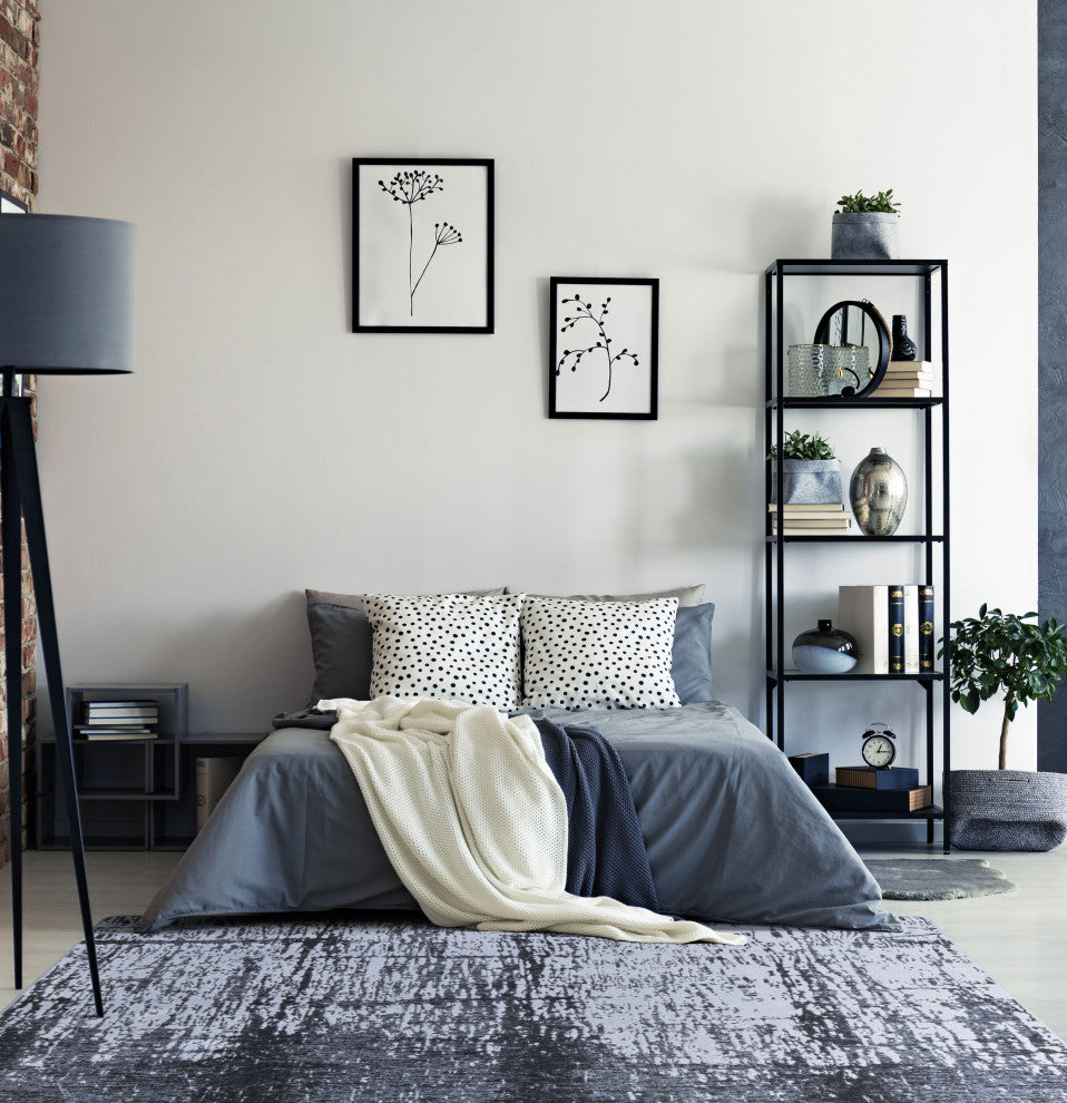 Winterhaven Charcoal Rug, 5'4" X 7'8"