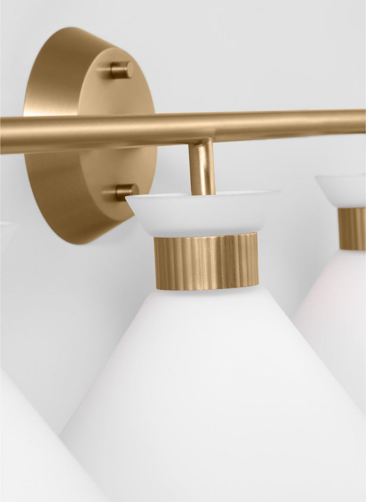 Belcarra 4 Light Bath, Satin Brass