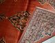Handmade antique Persian Sarouk rug 3.5' x 5.3' (106cm x 161cm) 1920s