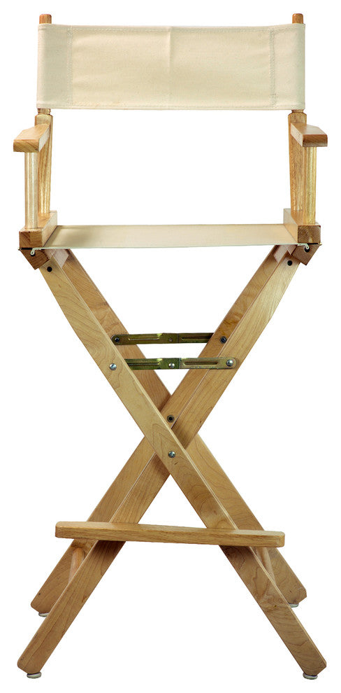030" Director's Chair Natural Frame-Natural/Wheat Canvas