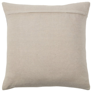 Jaipur Living Isoke Solid White And Orange Pillow Cover, 24"