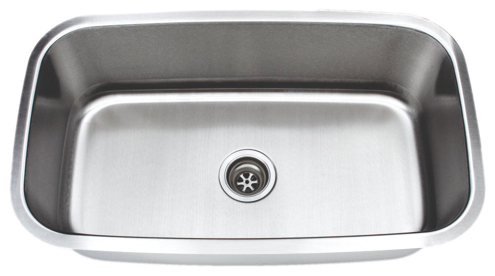 Wells Sinkware 31-inch Single Bowl Sink Pack, 10 Inches Deep, Sink Only