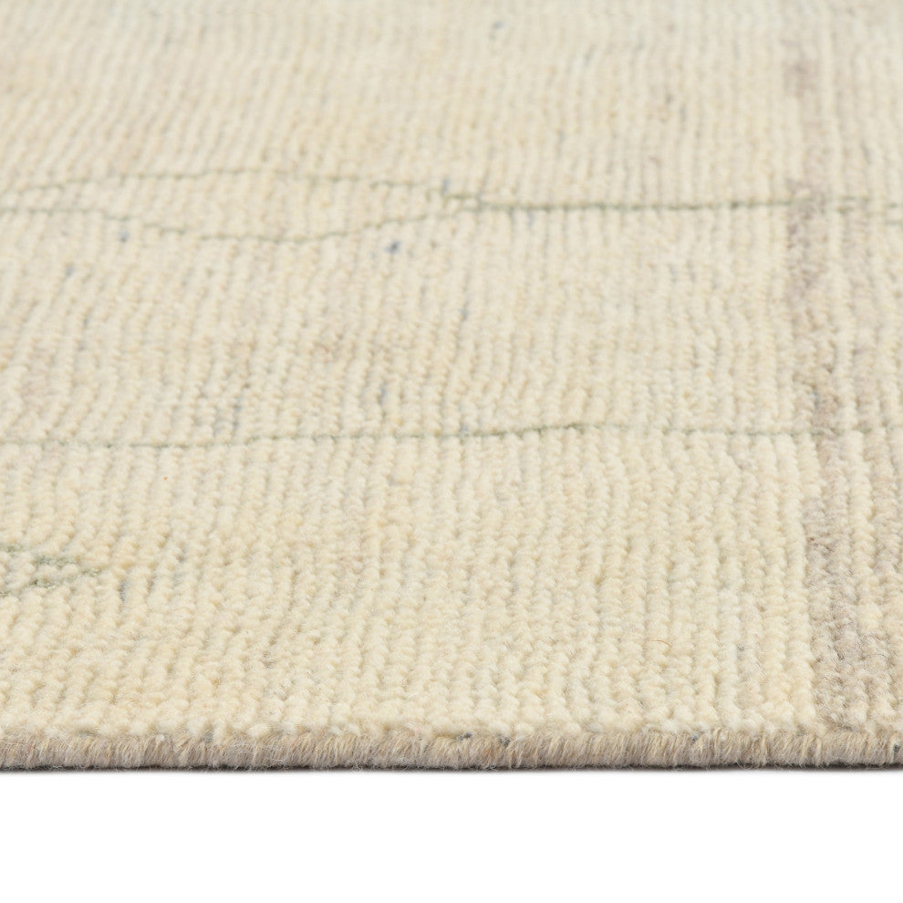 Anna Oakley Area Rug, Ivory, 9' x 12', Geometric