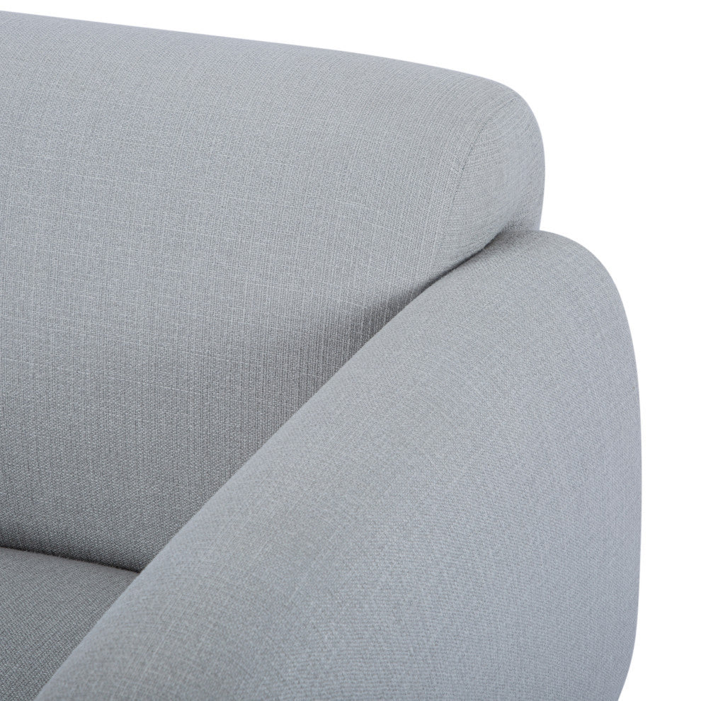 Metro, Tulum 3 Seater Sofa, Light Gray