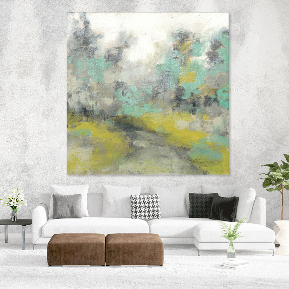 "Pastel Walk II" Fine Art Giant Canvas Print, 72"x72"