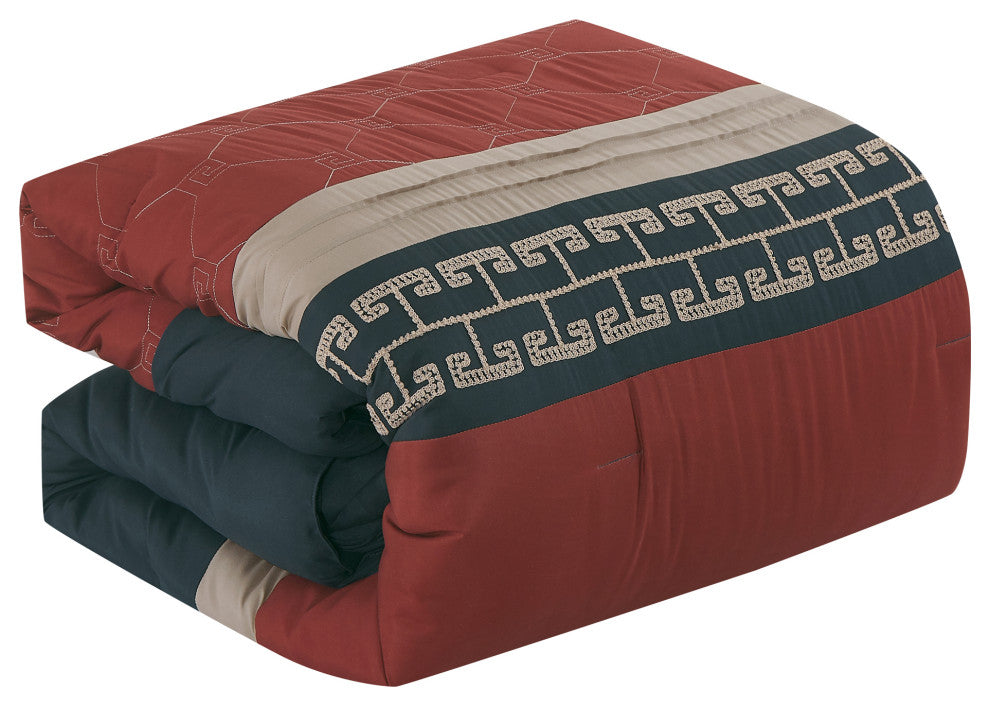 Nadirah 9 Pieces Comforter Set, Queen