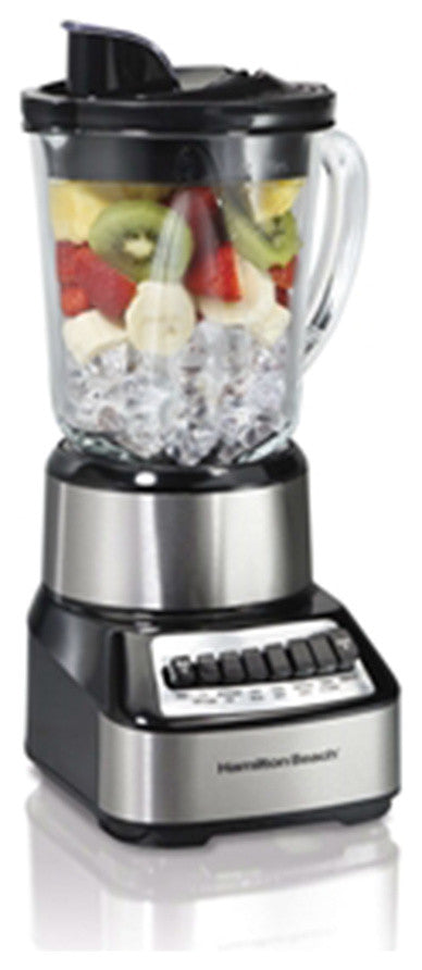 700-Watt Multi-Function Kitchen Countertop Blender With Glass Pitcher