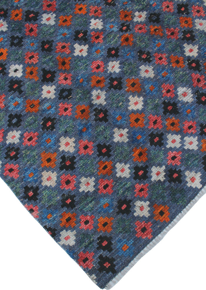 Balochi Lilyana Purple Rug, 6'4x9'7
