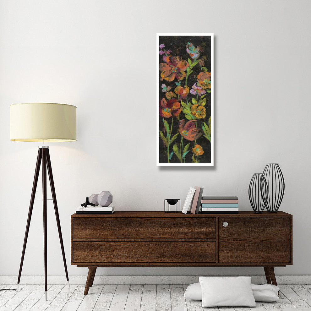 "July Garden Trio II" Digital Paper Print by Silvia Vassileva, 22"x52"