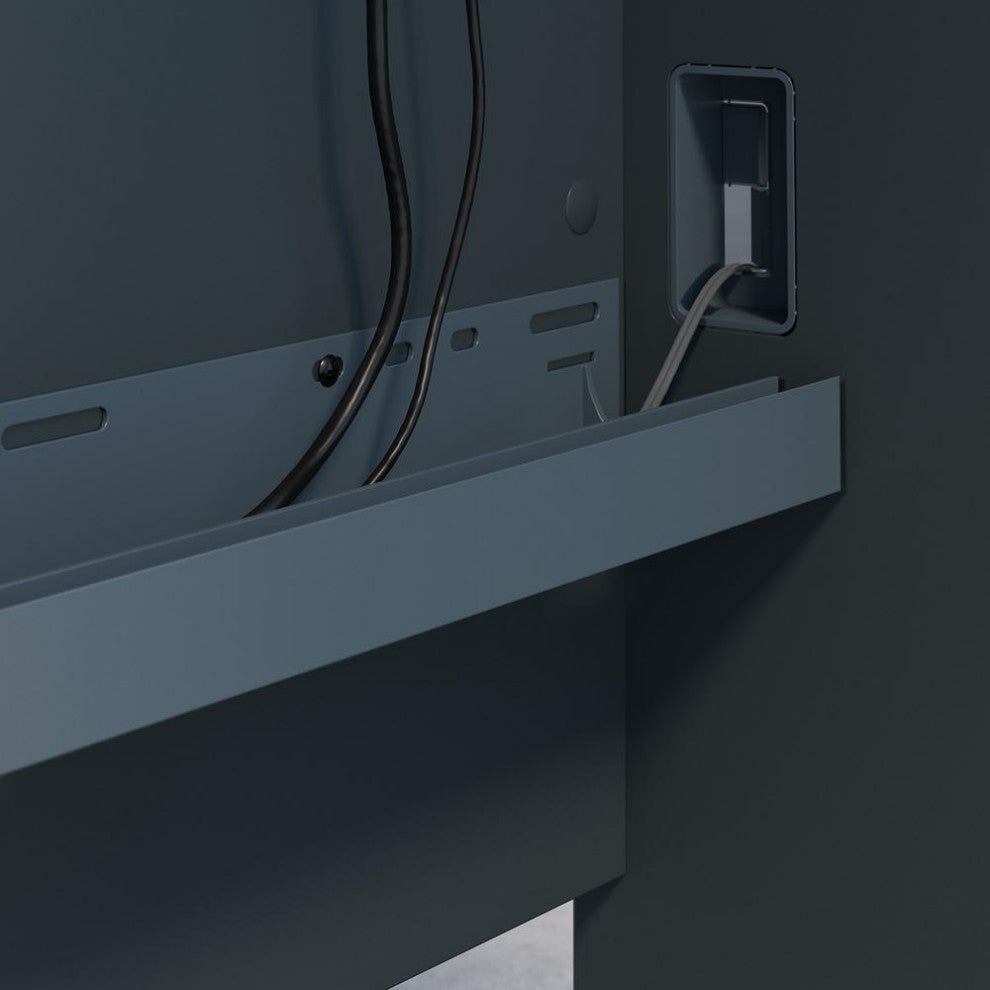 Series A 48W Corner Desk With 36W Return And Mobile File Cabinet