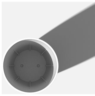 Veradek Pure Series Selena 28" Planter, White, One Pack