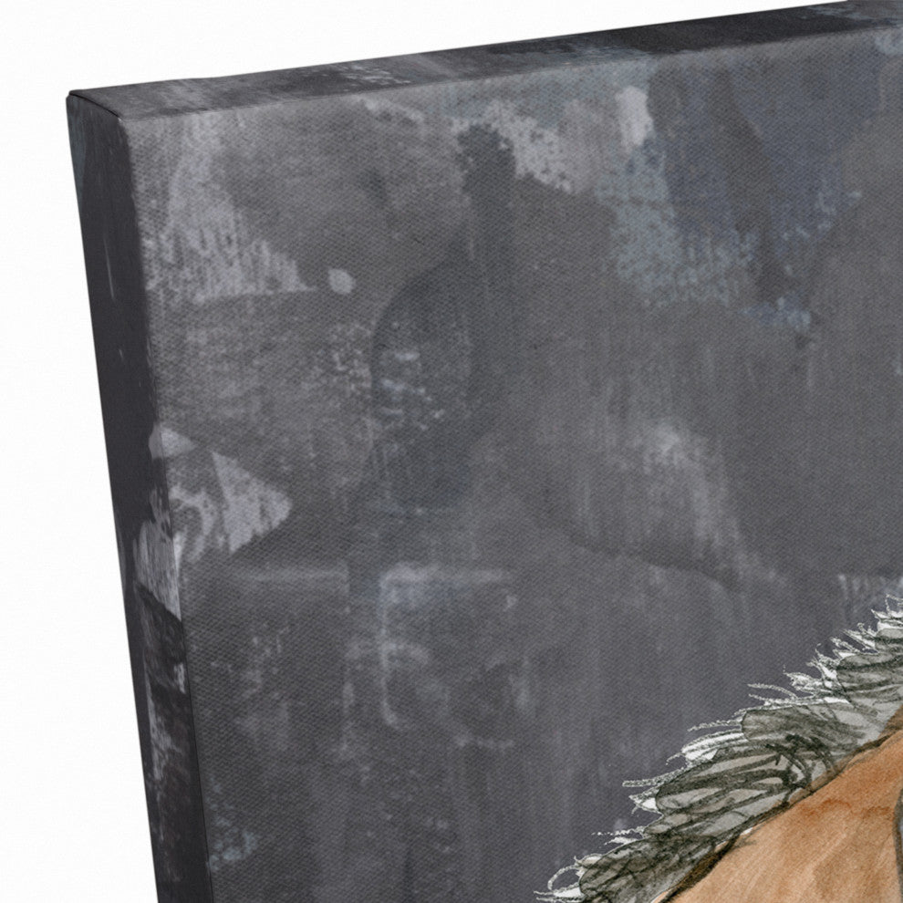 Mono Stoic Horse 16x20 Canvas Wall Art