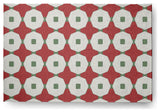 Button Up Spring Chenille Rug, Ligonberry Red, 2'x3'