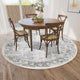 Indoor/Outdoor Marbella MB2 Linen Machine Washable 6' x 6' Round Rug