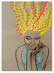 ''Miss Sunshine'' Canvas Art by Sylvie Demers
