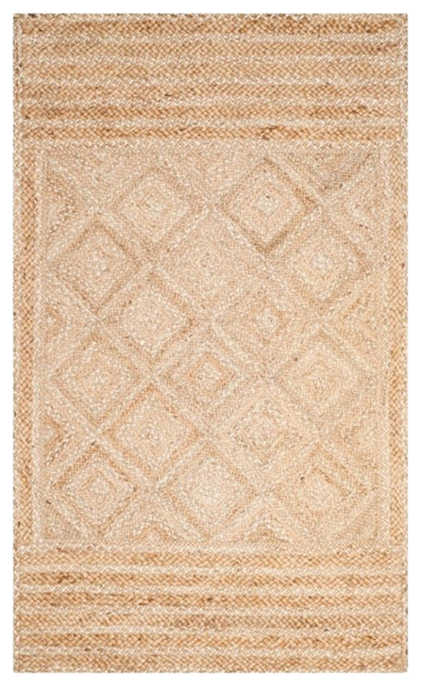 Safavieh Natural Fiber 8' X 10' Hand Woven Jute Rug in Natural