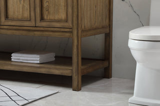 Home Living 22" Transitional Driftwood-Light Bathroom Vanity