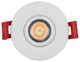 2" LED Gimbal Recessed Downlight, White, 2700k